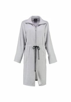 Cawö Bademantel Damen Reißverschluss Denim 5306 Graphit - 76 Grau -Sloggi Shop unnamed file 2085