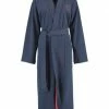 JOOP! Pique Bademantel, Baumwolle, Seitentaschen, Für Damen 12 MARINE
