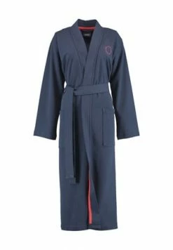 JOOP! Pique Bademantel, Baumwolle, Seitentaschen, Für Damen 12 MARINE