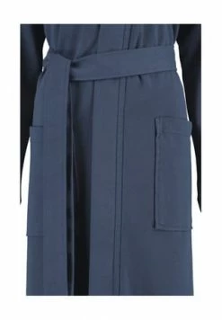 JOOP! Pique Bademantel, Baumwolle, Seitentaschen, Für Damen 12 MARINE -Sloggi Shop unnamed file 2103