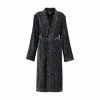Cawö Bademantel Damen Kimono Animal 2111 Schwarz - 97 Schwarz