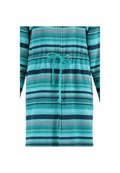 Cawö Bademantel Damen Kurzmantel Mit Reißverschluss Reißverschluss 2216 Aqua - 44 Blau -Sloggi Shop unnamed file 2125