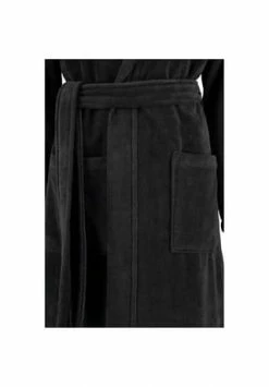 Cawö Bademantel Damen Kapuze 825 Lava - 97 Schwarz -Sloggi Shop unnamed file 2137