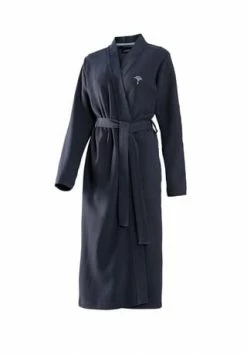 JOOP! Bademantel Damen Kimono Pique 1657 Blau - 175 Blau