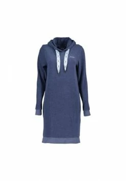 JOOP! Bademantel Damen Kapuze Active Blau - 11 Blau