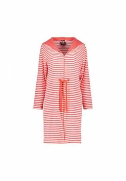 Cawö Bademantel Damen Kurzmantel Mit Kapuze Campus 834 Watermelon - 26 Rot