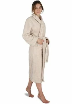 Normani® Unisex Baumwoll-Bademantel 450 G/m² Flee Beige 8 Normani® Unisex Baumwoll-Bademantel 450 G/m² Flee Beige -Sloggi Shop unnamed file 2247