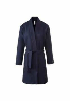 Sloggi Shop 7 TAUBERT Damen Kurz-Kimono Länge 100cm Navy