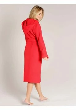 TAUBERT Damen Piquée Bademantel Mit Kapuze Länge 120cm Red 2 TAUBERT Damen Piquée Bademantel Mit Kapuze Länge 120cm Red -Sloggi Shop unnamed file 2291