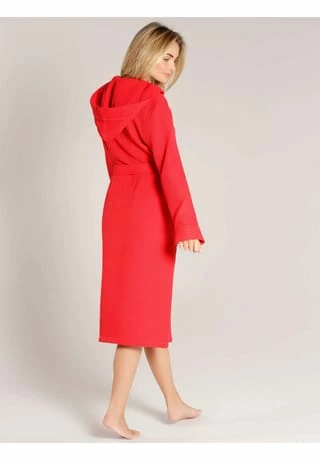 Damen Piquée Bademantel mit Kapuze Länge 120cm TAUBERT Damen Piquée Bademantel Mit Kapuze Länge 120cm Red -Sloggi Shop unnamed file 2291