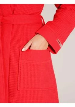 TAUBERT Damen Piquée Bademantel Mit Kapuze Länge 120cm Red 3 TAUBERT Damen Piquée Bademantel Mit Kapuze Länge 120cm Red -Sloggi Shop unnamed file 2292