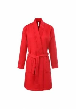 TAUBERT Damen Kurz-Kimono Länge 100cm Red