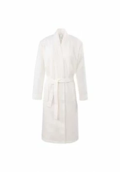 TAUBERT Damen Piquée Bademantel Länge 120cm Thalasso White