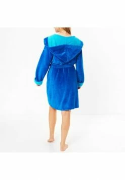 ESPRIT Bademantel Damen Kapuze Cosy Turquoise - 002 Blau -Sloggi Shop unnamed file 2308