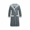 ESPRIT Bademantel Damen Kapuze Day Grey Steel - 740 Grau