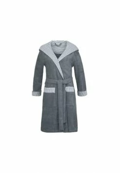 ESPRIT Bademantel Damen Kapuze Day Grey Steel - 740 Grau
