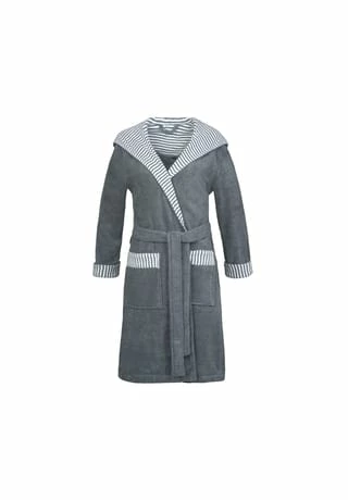 ESPRIT Bademantel Damen Kapuze Day Grey Steel - 740 Grau 1 ESPRIT Bademantel Damen Kapuze Day Grey Steel - 740 Grau