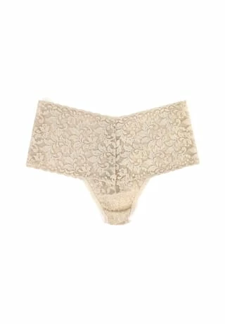 Hanky Panky Damen Retro Thong Signature Lace Chai 1 Hanky Panky Damen Retro Thong Signature Lace Chai