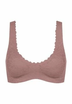 Sloggi Zero Feel Lace 2.0 Bralette, Bügellos, Spitze, Stützend, Für Damen CACAO