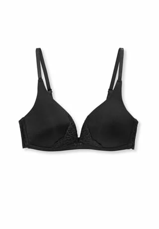 CALIDA Damen Triangel-BH Sensual Secrets Schwarz 1 CALIDA Damen Triangel-BH Sensual Secrets Schwarz