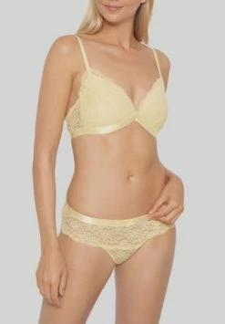 MANGUUN Hüftslip, Spitze, Schleife, Für Damen 031 GELB HELL -Sloggi Shop unnamed file 37