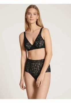 CALIDA Damen Spitzen-BH Ohne Bügel Natural Comfort Schwarz -Sloggi Shop unnamed file 421
