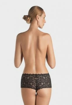 HANRO Moments Midi Slip, Allover-Spitze, Für Damen 0019/ BLACK 2 HANRO Moments Midi Slip, Allover-Spitze, Für Damen 0019/ BLACK -Sloggi Shop unnamed file 44