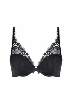 SIMONE PÉRÈLE Damen Triangel-BH Mit Push-Up-Effekt, High Apex Wish Black
