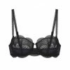 SIMONE PÉRÈLE Damen Halbschalen-BH Karma Schwarz