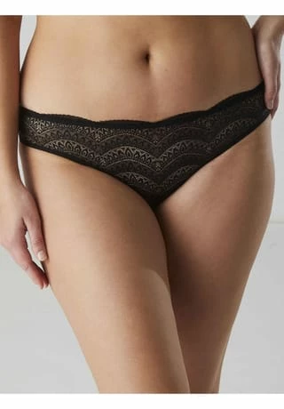SIMONE PÉRÈLE Damen Slip Karma Schwarz 2 SIMONE PÉRÈLE Damen Slip Karma Schwarz – Bild 2
