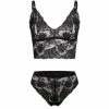 Erlich Damen Set Aus Panty Und Bralette Isabell Schwarz