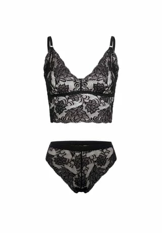 Damen Set aus Panty und Bralette Isabell Erlich Damen Set Aus Panty Und Bralette Isabell Schwarz -Sloggi Shop unnamed file 589