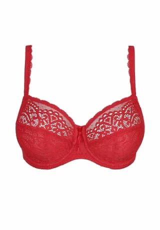 Prima Donna Damen Big-Cup-Bügel-BH, 3-geteilt I Do Scarlet 1 Prima Donna Damen Big-Cup-Bügel-BH, 3-geteilt I Do Scarlet