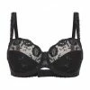 CONTURELLE Felina Bügel-BH, Spitze, Individuell Verstellbar, Für Damen 04 SCHWARZ