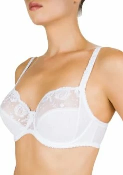 CONTURELLE Felina Bügel-BH, Spitze, Stickerei, Für Damen Weiß -Sloggi Shop unnamed file 668