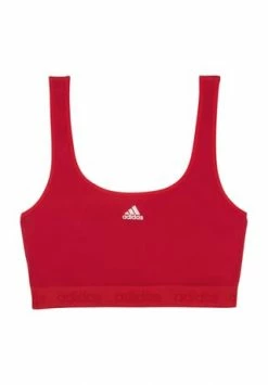 Adidas Bustier, Bügellos, Logo-Print, Für Damen 500 ROT