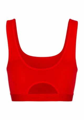 Adidas Bustier, Bügellos, Logo-Print, Für Damen 500 ROT 2 Adidas Bustier, Bügellos, Logo-Print, Für Damen 500 ROT – Bild 2