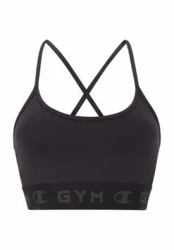 Champion® Sport-BH, Kreuzende Träger, Uni, Für Damen KK001 SCHWARZ