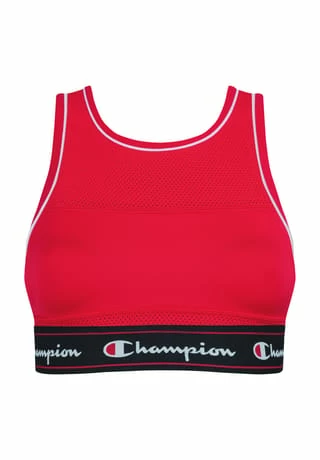 Champion® Bustier, Akzente, Logo-Bund, Für Damen 3013 RED SCARLET 1 Champion® Bustier, Akzente, Logo-Bund, Für Damen 3013 RED SCARLET