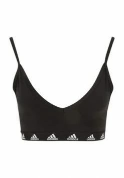 Adidas Sport-BH, V-Ausschnitt, Für Damen BLACK/ WHITE