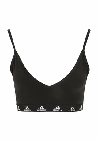 Adidas Sport-BH, V-Ausschnitt, Für Damen BLACK/ WHITE 1 Adidas Sport-BH, V-Ausschnitt, Für Damen BLACK/ WHITE