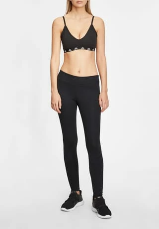 Adidas Sport-BH, V-Ausschnitt, Für Damen BLACK/ WHITE 5 Adidas Sport-BH, V-Ausschnitt, Für Damen BLACK/ WHITE – Bild 5
