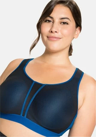 Sheego Sport-BH Italienblau 4 Sheego Sport-BH Italienblau – Bild 4