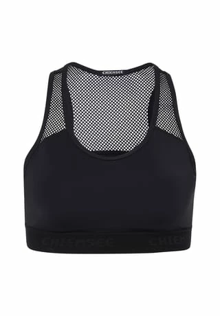 Sport BH mit Mesh Einsätzen CHIEMSEE Sport BH Mit Mesh Einsätzen Deep Black -Sloggi Shop unnamed file 864