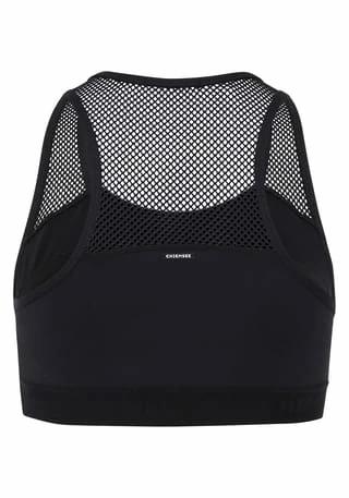 Sport BH mit Mesh Einsätzen CHIEMSEE Sport BH Mit Mesh Einsätzen Deep Black -Sloggi Shop unnamed file 865