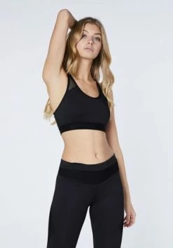 CHIEMSEE Sport BH Mit Mesh Einsätzen Deep Black 2 CHIEMSEE Sport BH Mit Mesh Einsätzen Deep Black -Sloggi Shop unnamed file 866