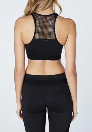 Sport BH mit Mesh Einsätzen CHIEMSEE Sport BH Mit Mesh Einsätzen Deep Black -Sloggi Shop unnamed file 870