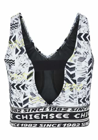 Sport BH mit vorgeformtem Cups CHIEMSEE Sport BH Mit Vorgeformtem Cups White/ Black AOP -Sloggi Shop unnamed file 879