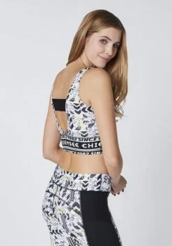 CHIEMSEE Sport BH Mit Vorgeformtem Cups White/ Black AOP 3 CHIEMSEE Sport BH Mit Vorgeformtem Cups White/ Black AOP -Sloggi Shop unnamed file 881