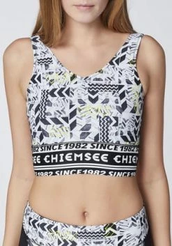 CHIEMSEE Sport BH Mit Vorgeformtem Cups White/ Black AOP 4 CHIEMSEE Sport BH Mit Vorgeformtem Cups White/ Black AOP -Sloggi Shop unnamed file 882